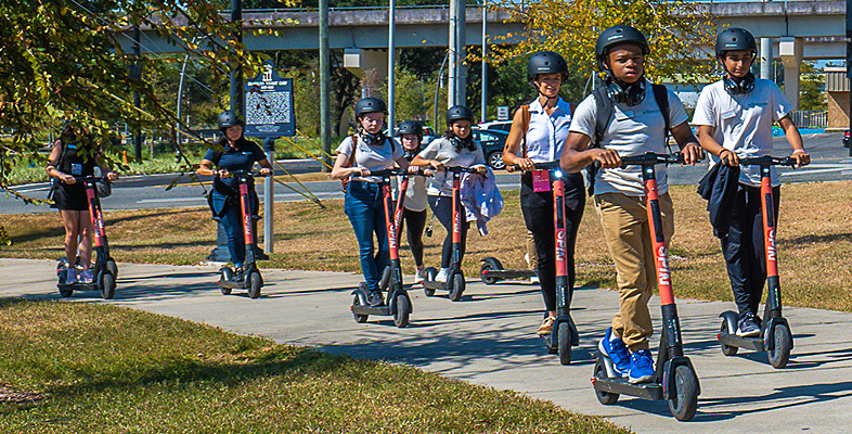 Citizens and Scooters